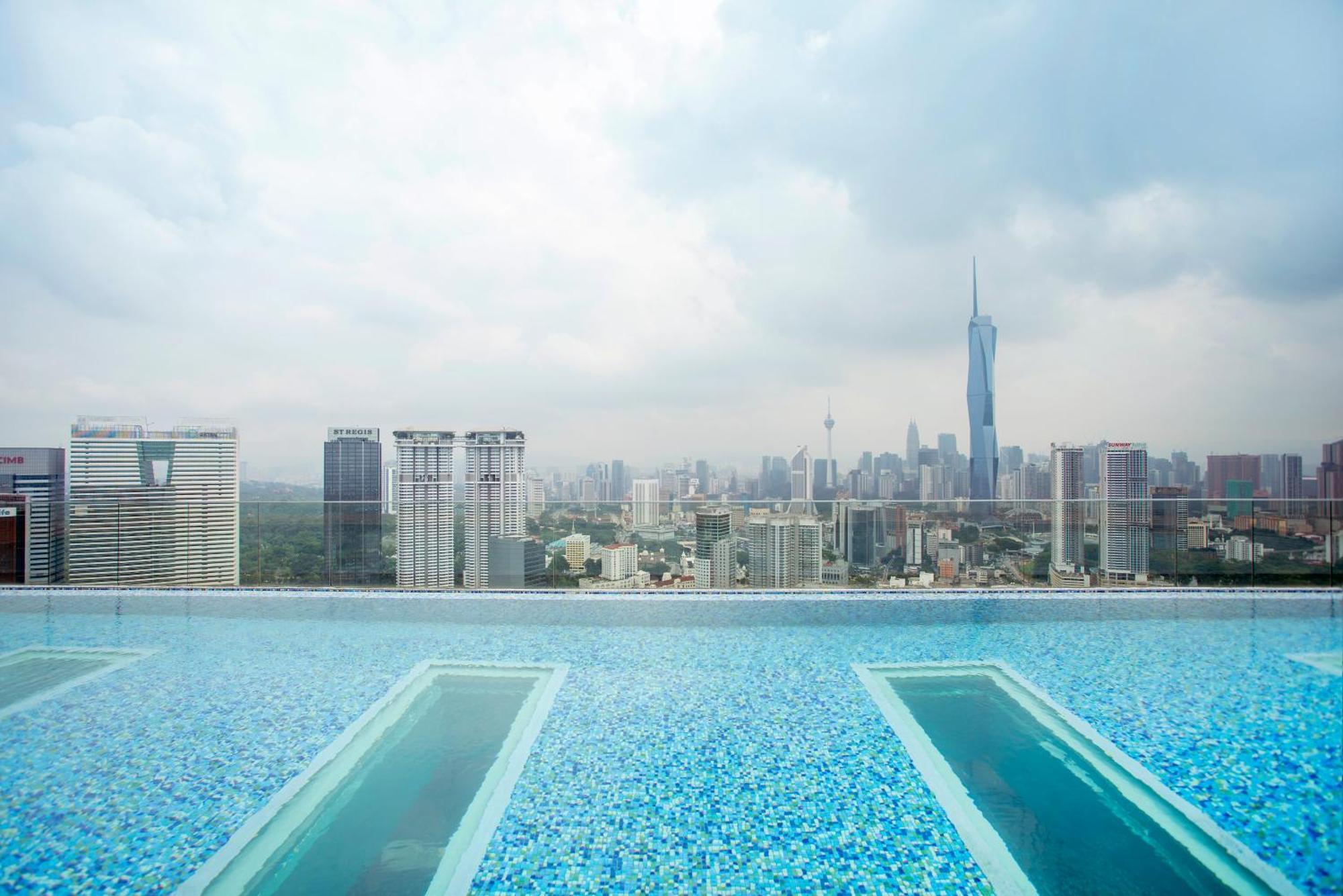 Riveria City Near Kl Sentral With 118 View Sky Infinity Pool By Cobnb Kuala Lumpur Exterior foto