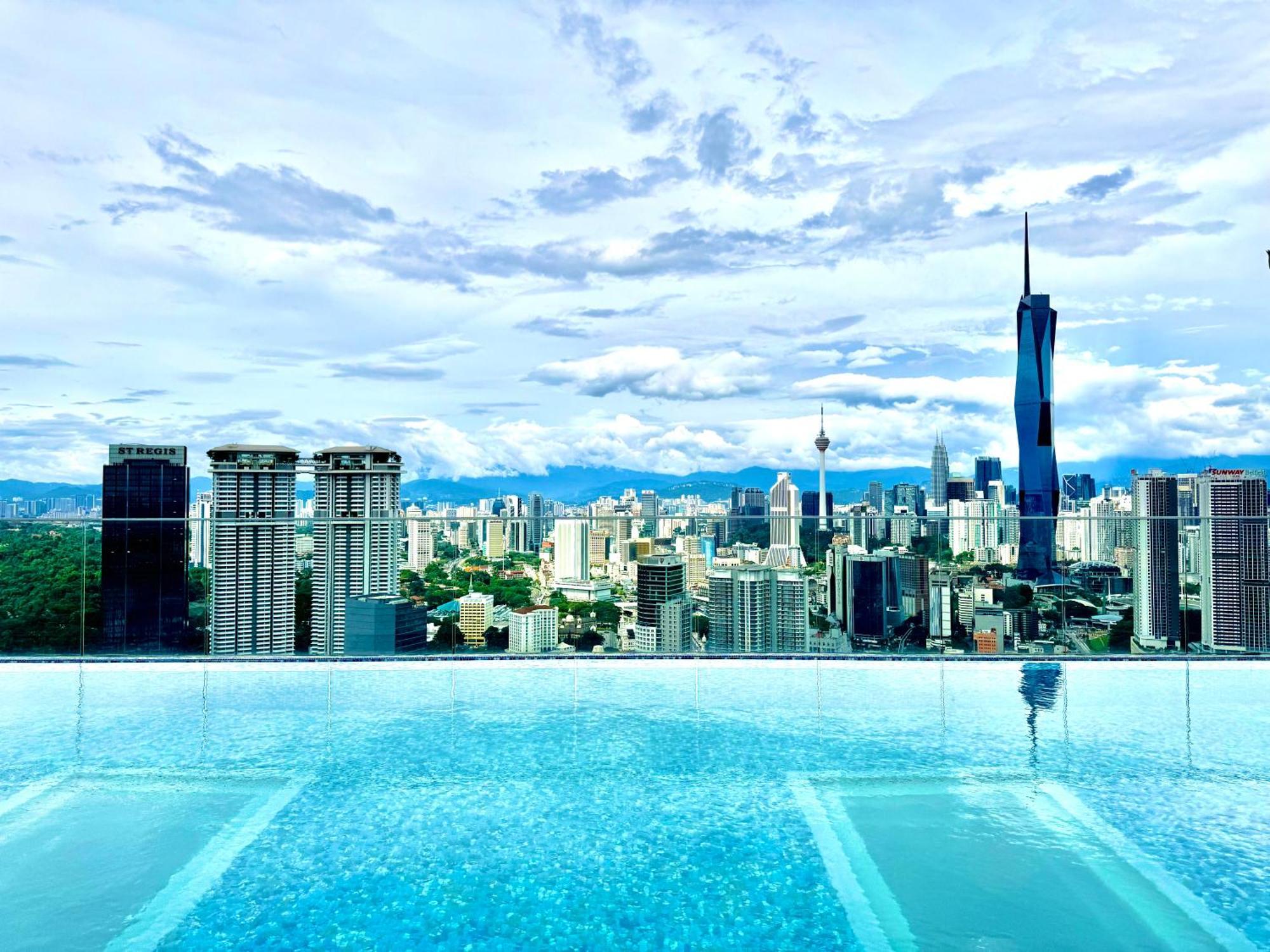 Riveria City Near Kl Sentral With 118 View Sky Infinity Pool By Cobnb Kuala Lumpur Exterior foto